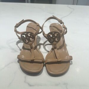 Size 6 Tory Burch low wedge sandal